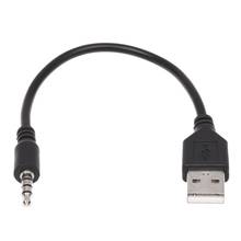 3,5 мм разъем AUX аудио разъем к USB 2,0 штекер зарядный кабель адаптер Шнур для автомобиля MP3 2024 - купить недорого