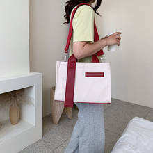 Women Portable Canvas Single Shoulder Bag Fashionable Travel Crossbody Bags Casual Simple Messenger Bag Large Capacity Handbag 2024 - buy cheap