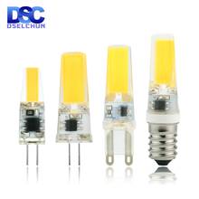 4pcs/lot LED G4 G9 E14 3W 6W Light Bulb AC/DC 12V 220V LED Lamp COB Spotlight Chandelier Replace Halogen Lamps Cold/Warm white 2024 - buy cheap