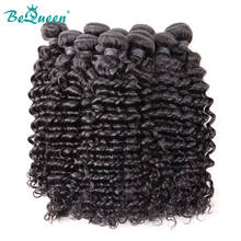 BeQueen-extensiones de cabello humano ondulado brasileño, mechones de cabello humano Remy, 10 Uds., 24, 26 y 28 pulgadas 2024 - compra barato