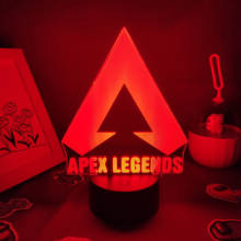 3D светодиодсветодиодный RGB ночники Apex Legends, крутой подарок для друга, милая Лавовая Лампа, прикроватный светильник для спальни, игрового стола, настольного украшения 2024 - купить недорого