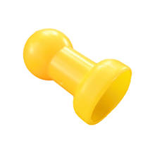 Cubierta de tubo de acero para trampolín para niños, cubierta de plástico en forma de calabaza amarilla, accesorios para deportes al aire libre 2024 - compra barato