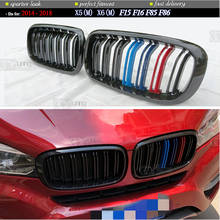 Gloss M Front Bumper Kidney Radiator Grille for BMW 2014 - 2018 F15 X5, 2015 - 2019 F16 X6 (Also Fit for F85 X5M, X6 X6M) 2024 - buy cheap