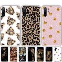 Cheetah-capa de celular com estampa de leopardo, para huawei p20, p30, p40 lite pro, p smart 2019, mate 10, 20 lite pro, nova 5t 2024 - compre barato