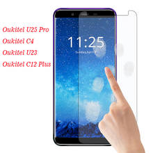 Закаленное стекло 2.5D с полным клеем для OUKITEL U25 PRO U23, Взрывозащищенная защитная пленка для экрана OUKITEL C4 C12 Plus 2024 - купить недорого