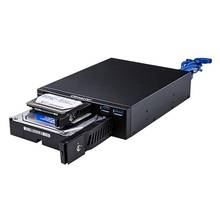 MR-6203 2.5/3.5" Internal HDD SSD Case Box Dual USB Optical Drive Mobile Rack Station Hard Disk Enclosure for Desktop PC T21A 2024 - buy cheap