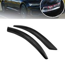 Car Headlight Eyebrow Cover Trim head light lamp Sticker for Audi A6 C6 2004-2011 2024 - buy cheap