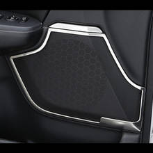 Stainless steel For Honda CR-V CRV 2017 2018 Car Door Audio Speaker Ring Frame Cover Trim Sticker Car accessories styling 4 PCS 2024 - buy cheap