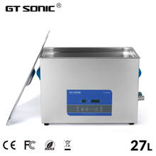 GTSONIC-limpiador ultrasónico Digital para baño, 27L, 500W, 99Min, temporizador, Degas de calefacción, gafas de joyería, herramientas PCB, piezas de Metal para automóvil R27 2024 - compra barato