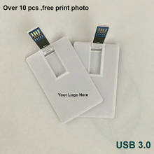 Unidad flash USB con logotipo personalizado, tarjeta de crédito, 64GB, 32GB, 4GB, 8GB, 16GB, regalos, logotipo personalizado con el nombre de la empresa 2024 - compra barato