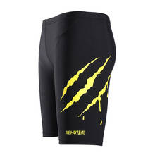 Men Multi Print Swimwear Elastic Swimming Trunks Beach Swim Knee High Shorts Surfing Summer Swimsuit Boxer Shorts 4XL Plus Size 2024 - buy cheap