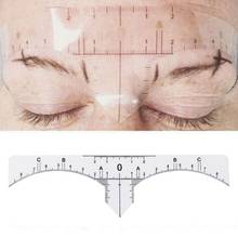 Disposable Adhesive Eyebrow Ruler Guide Sticker Tape Semi-permanent Tattoo Template Measure Beauty Tool X7YB 2024 - buy cheap