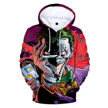 Spring Autum Haha joker 3D Sweatshirts Hoodies Wen Women Kids Fashion Clothes Hot sale Haha Joker Print Hip Hop Tops Oversized 2024 - buy cheap