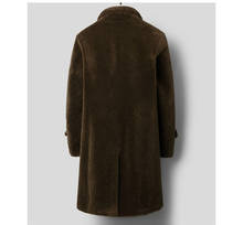 2020 nova ovelha shearing real casaco de pele dos homens longo outono jaqueta de inverno masculino lã blazer fino casaco de luxo masculino C31A58-22 2024 - compre barato