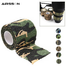 5 Color 4.5M*5M Tactical Camouflage 1 Roll Stretch Bandage Outdoor Hunting War Shooting Tape Gun Accessory Bicycle Decoration 2024 - compra barato