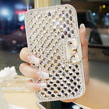 Funda con tapa de diamantes de imitación para Huawei P Smart 2019, 2021 Z Plus, Y8S, Y5, Y6, Y7, Y9, Y9S, Y9A, Funda de cuero brillante con diamantes 2024 - compra barato