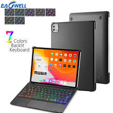 Touchpad Keyboard Case for iPad Pro 11 2020 A2228 7 Colors Backlit Flip Wireless Keyboard Tablet Case for iPad Pro 11 2018 A1980 2024 - buy cheap