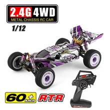 Wltoys-coche todoterreno teledirigido 124019 RTR 1/12 2,4G 4WD 60 km/h, chasis de Metal, Motor cepillado 550, camión de escalada, juguetes para niños, regalo de Navidad 2024 - compra barato