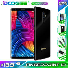 Смартфон DOOGEE Mix 2, 6 ГБ + 64 ГБ, 5,99 дюйма, 18:9 FHD +, Android 7,1, P25 восемь ядер, 16 Мп, четыре камеры, 4060 мАч, распознавание лица, 4G мобильный телефон 2024 - купить недорого