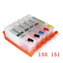 Cartucho de tinta recarregável, 5 peças, para canon pixma ip7210 mg5410 pixma mx921 cartucho de impressora 2024 - compre barato