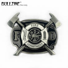 Bullzine-hebilla de cinturón de bombero, con acabado de peltre FP-02067, adecuado para cinturón de 4cm de ancho, venta al por mayor 2024 - compra barato