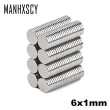 500pcs Neodymium N35 Dia 6mm X 1mm  Strong Magnets Tiny Disc NdFeB Rare Earth For Crafts Models Fridge Sticking magnet 6x1mm 2024 - buy cheap