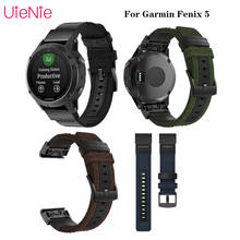 Correa de lona de liberación rápida para Garmin Fenix 5, accesorio de pulsera para reloj deportivo inteligente, 22mm 2024 - compra barato