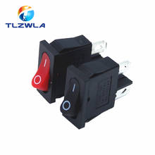 1pcs Power Switch KCD1 Ship type switch 2Pin 6A250V Instrument small switch 9.5*21MM Reset Switch Momentary push button switch 2024 - buy cheap