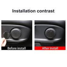For Mercedes Benz B Class 2020 Real Carbon Fiber Seat Adjustment Button Panel 3D Sticker Car Interior accessories 2024 - buy cheap