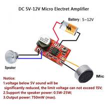 DC 5V-12V Micro Electret Amplifier MIC Condenser Mini Microphone Amplifier Board 2024 - buy cheap