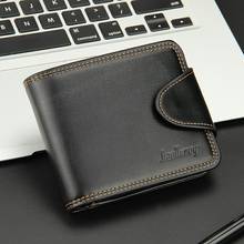 Small Men Wallets Credit Card Holders Zipper Luxury Brand Famous Handmade Leather Men Wallet Coin Pocket Male Purse Clutch Black 2024 - купить недорого