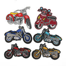 5PCS Iron on Rock Punk Motorcycle Patches for Clothing Embroidery Applique Cartoon Badge Patch Jeans Sticker for Clothes 2024 - buy cheap