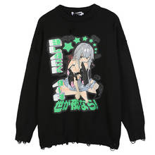 Anime Seraph of the end cosplay Hiiragi Shinoa Tops Harajuku Tops Sweater Round neck Uniform Outfit Anime Cosplay Costumes Loose 2024 - buy cheap