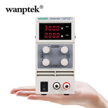 Wanptek 4 цифры дисплей Импульсный источник питания постоянного тока 60 в 30 в 15 в 3A 10A 5A Регулируемый лабораторный блок питания регулируемый с кабелем 2024 - купить недорого