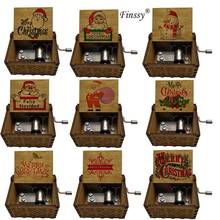 latest 21 styles Wooden Music Box Hand  Music Theme merry Christmas students teachers families Gift Home Decorations Crafts 2024 - buy cheap