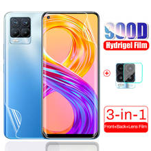 Película de hidrogel para oppo realme 8 pro 8pro, protector de pantalla frontal y trasera antiarañazos, película de cámara, no de vidrio 2024 - compra barato