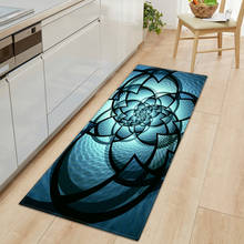 Tapete de flanela estilo nórdico, decoração antiderrapante para o chão, do quarto, do corredor da cozinha, com padrão 3d 2024 - compre barato