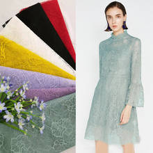150cmX150cm New lace fabric apparel fabric lace fabric French eyelash lace dress fashion fabric 2024 - buy cheap