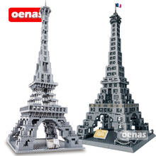 MOC Expert City Architecture France Paris Eiffel Tower Large Model Building Kit Blocks Children Toys 17002 Kid Man Birthday Gift 2024 - buy cheap