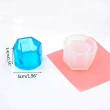 4 Pcs/set UV Resin DIY Handmade Flowerpot Silicone Mold Storage Box Hexagon Molds 2024 - buy cheap