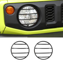 Cubierta de lámpara de luz delantera de coche, molduras de estilo para Suzuki Jimny 2019, 2 unids/set por juego 2024 - compra barato