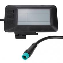 Accesorio de pantalla para bicicleta eléctrica, accesorio duradero KT-LCD7 instrumento LCD con conector a prueba de agua, USB, piezas para e-bike 2024 - compra barato