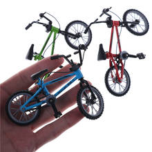 Ztoyl mini dedo bmx brinquedo manual, modelo de bicicleta de montanha com pneus de reposição ferramentas para bicicleta crianças brinquedo de três cores 2024 - compre barato