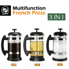 Coffee Pot French Presses Heat-Resistant Coffee Pots Delicate Plunger Coffee Tea pot Durable Portable Coffee Kettles 1000ml 2024 - buy cheap
