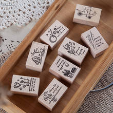 XINAHER Vintage Graffiti series decoration stamp wooden rubber stamps for scrapbooking stationery DIY craft standard stamp 2024 - buy cheap