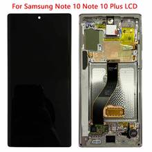 SUPER AMOLED N970F LCD For Samsung Galaxy Note 10 Plus LCD With Frame Super AMOLED Note 10 N970F Note 10 Plus N975A LCD Screen 2024 - buy cheap