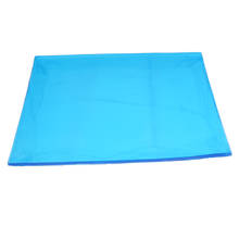 Cojín elástico de amortiguación para asiento de motocicleta, alfombrillas de absorción de impacto cómodas, 48x35cm, DIY, color azul 2024 - compra barato