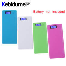 Kebidumei-cargador de batería para teléfono móvil, de 5V carcasa con USB Dual, 8x18650, para iphone 12 Plus y xiaomi, gran oferta 2024 - compra barato
