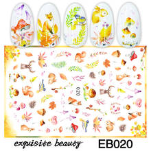 10pcs colorful bear lip print nail art nail stickers Christmas nail art decoration transfer decal set 2024 - buy cheap