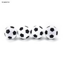 Новинка, 4 шт., 32 мм, футбольный мяч, спортивные подарки, круглые игры в помещении, настольный футбол, пластиковый футбольный мяч 2024 - купить недорого